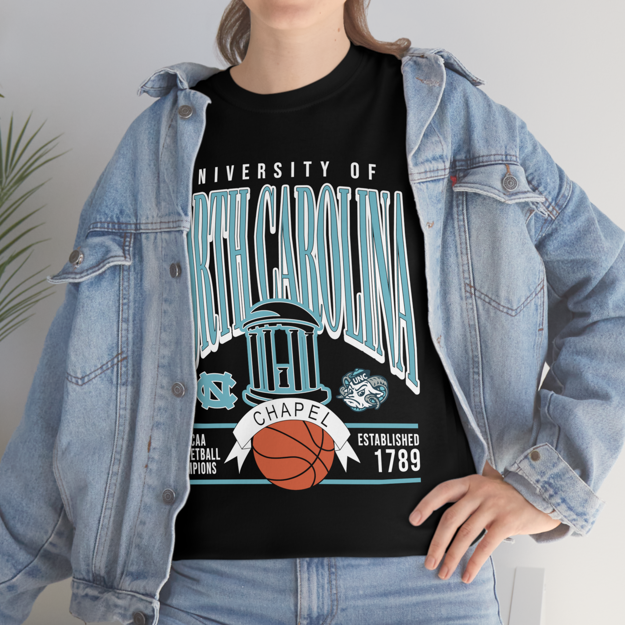 Vintage Unc Chapel Hill Shirt, University Of North Carolina Shirt, Ncaa Basketball Champions Shirt Hoodie Sweatshirt - Image 4