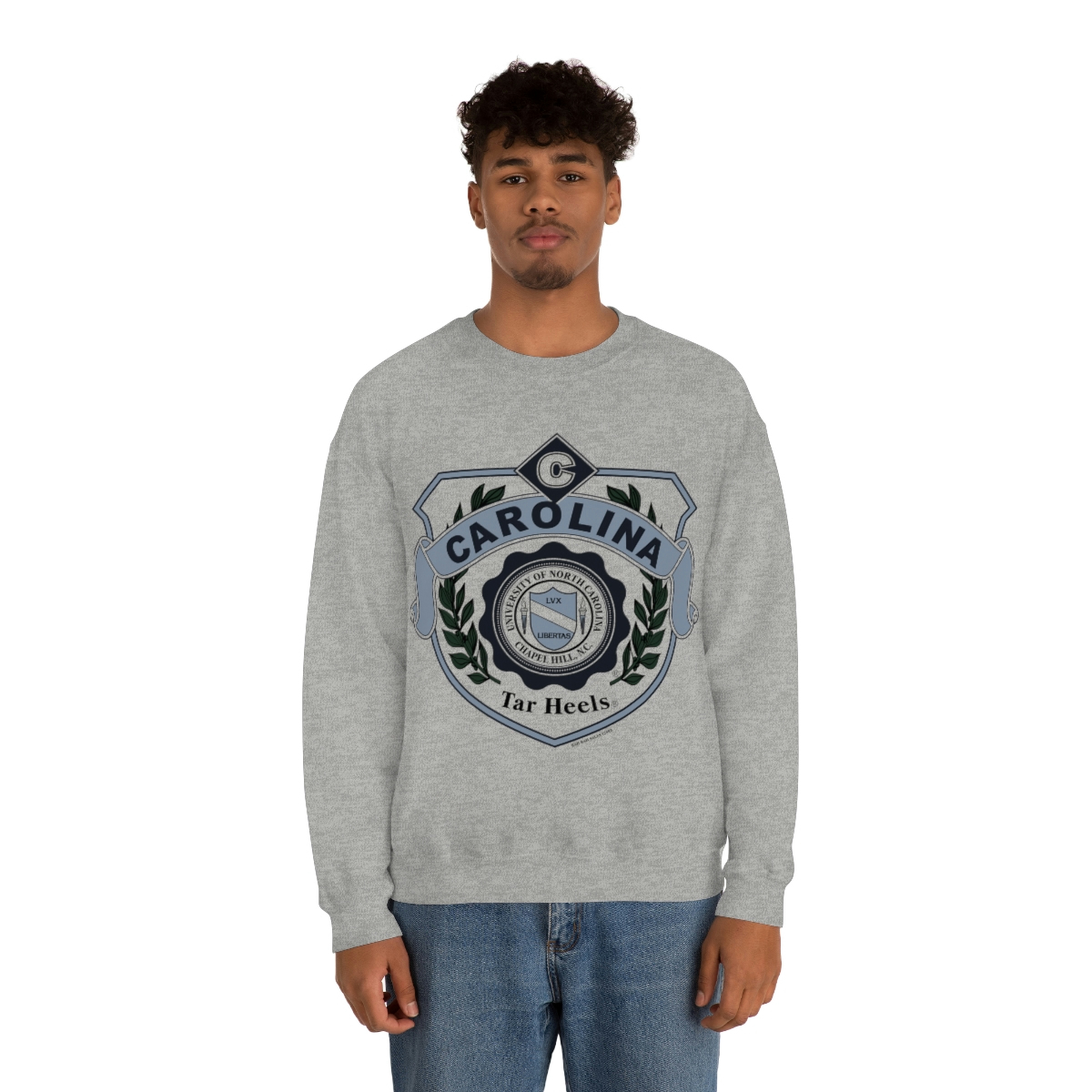 Vintage 90'S North Carolina University Tarheels Crewneck Sweatshirt Hoodie Shirt, Unc Shirts, College Student Unisex Tee - Image 2