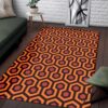 70s Style Overlook Hotel Shining Pattern Area Rugs, vintage area rug, Retro Rug