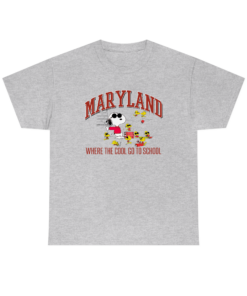 Vintage NCAA Maryland Terrapins Snoopy T-Shirt, Maryland Terrapins Shirt, University of Maryland Shirt, Unisex Shirt