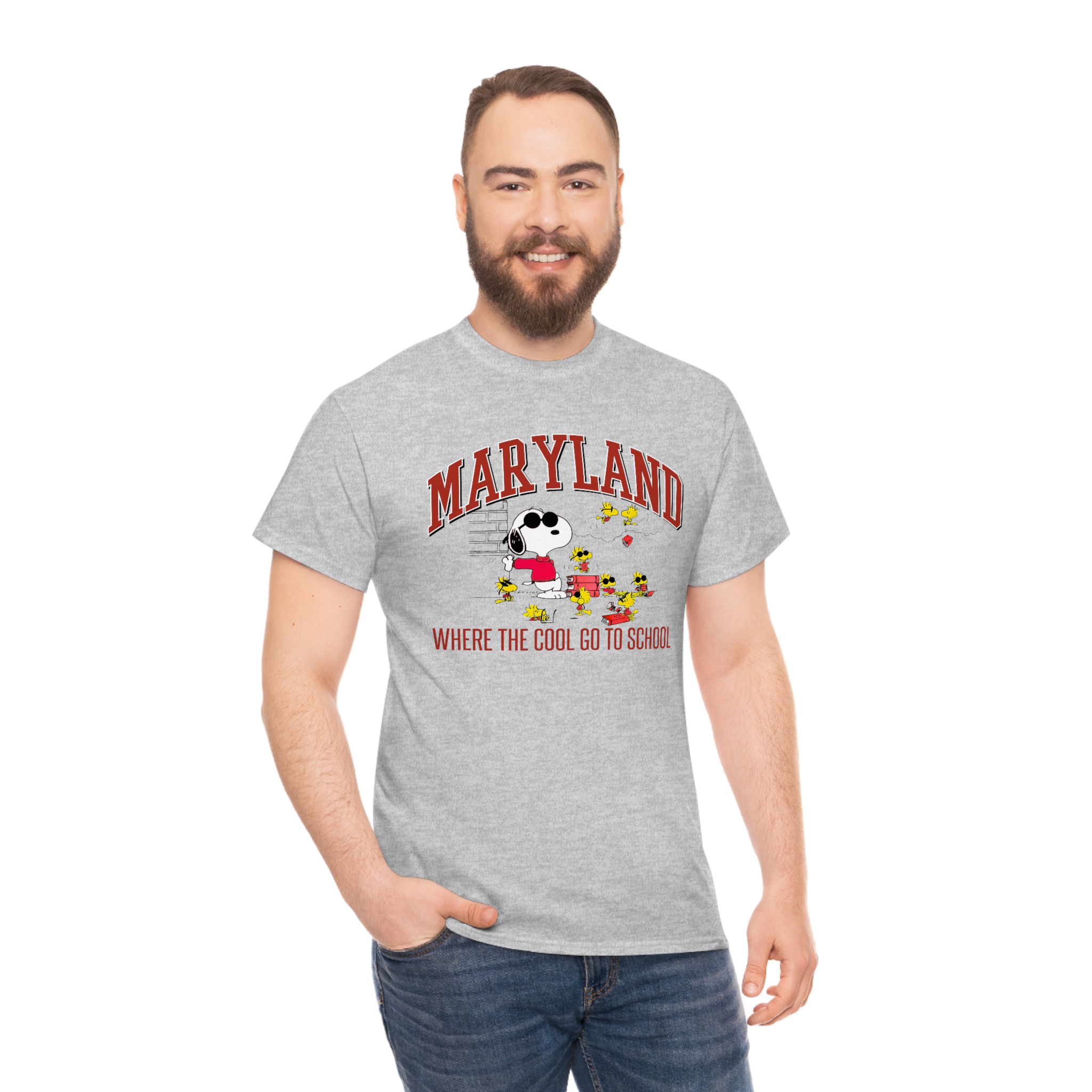 Vintage NCAA Maryland Terrapins Snoopy T-Shirt, Maryland Terrapins Shirt, University of Maryland Shirt, Unisex Shirt - Image 2