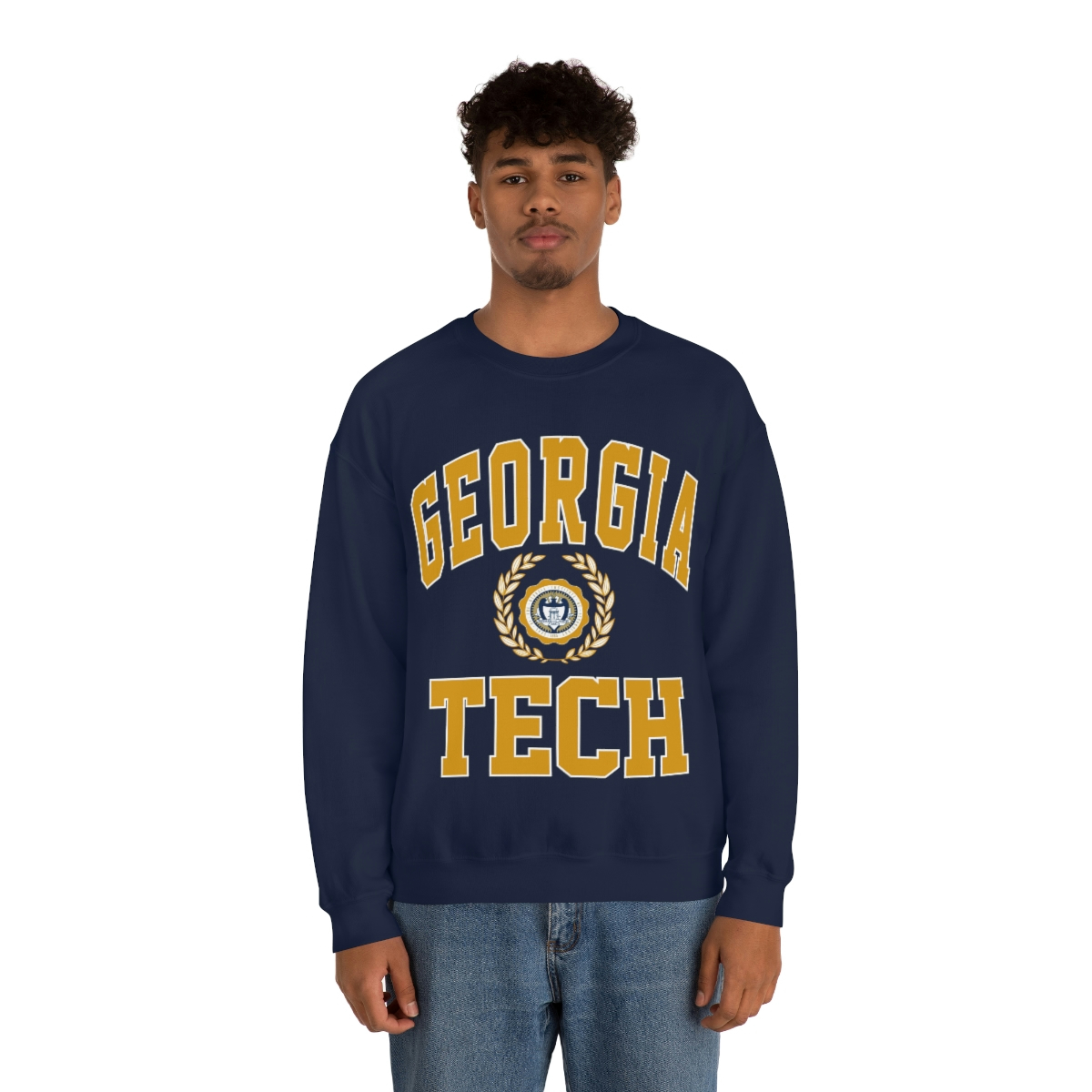 Vintage Style 90’s University Georgia Tech Sweatshirt T-shirt Ideal Gift for NFL Fans - Image 2
