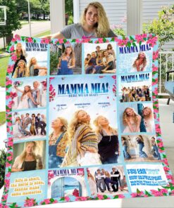 Mamma Mia Here We Go Again Signature Fleece Blanket, Gifts For Fans