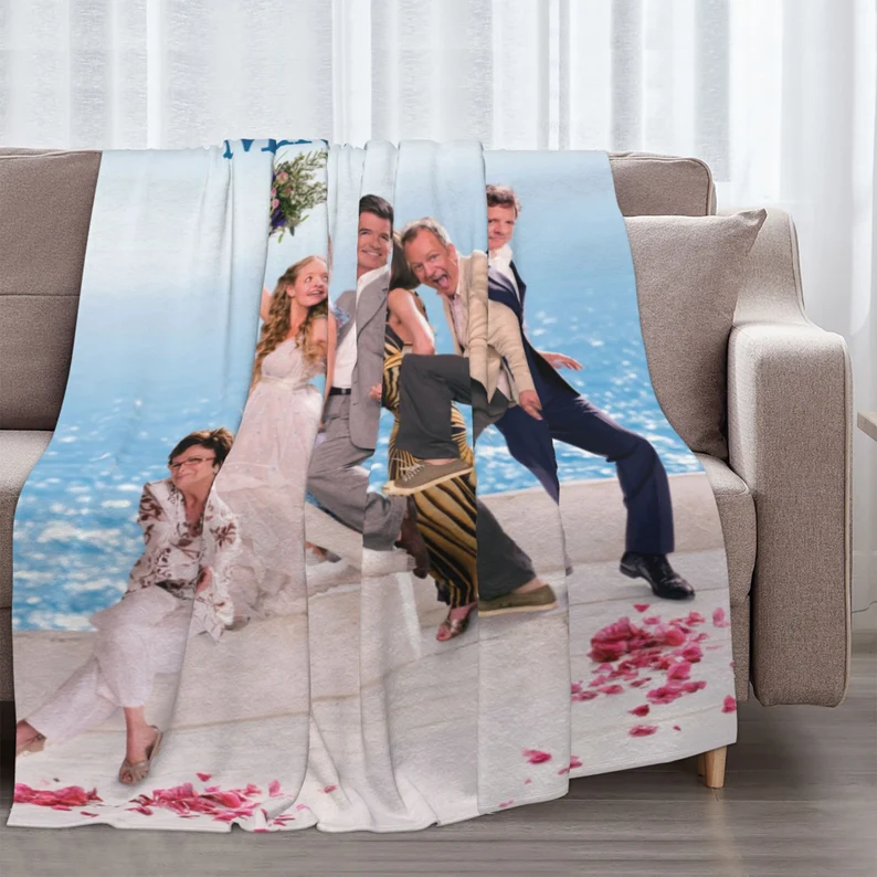 Custom Name Mamma Mia Blanket Baby Girl Boy Blankets,Memorial Blanket, Home Decor,Christmas Gift - Image 2