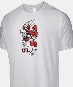 1980 Louisville Cardinals Artwork Blend Ring-Spun T-Shirt Sweatshirt Hoodie Full Size