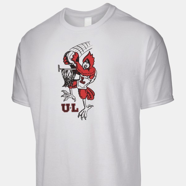 1980 Louisville Cardinals Artwork Blend Ring-Spun T-Shirt Sweatshirt Hoodie Full Size