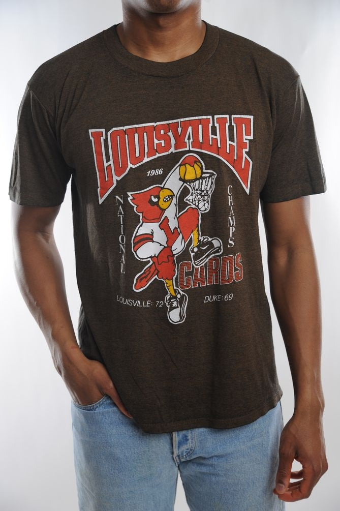 1986 Louisville Cardinals University Football Hoodie Sweatshirt - Image 2