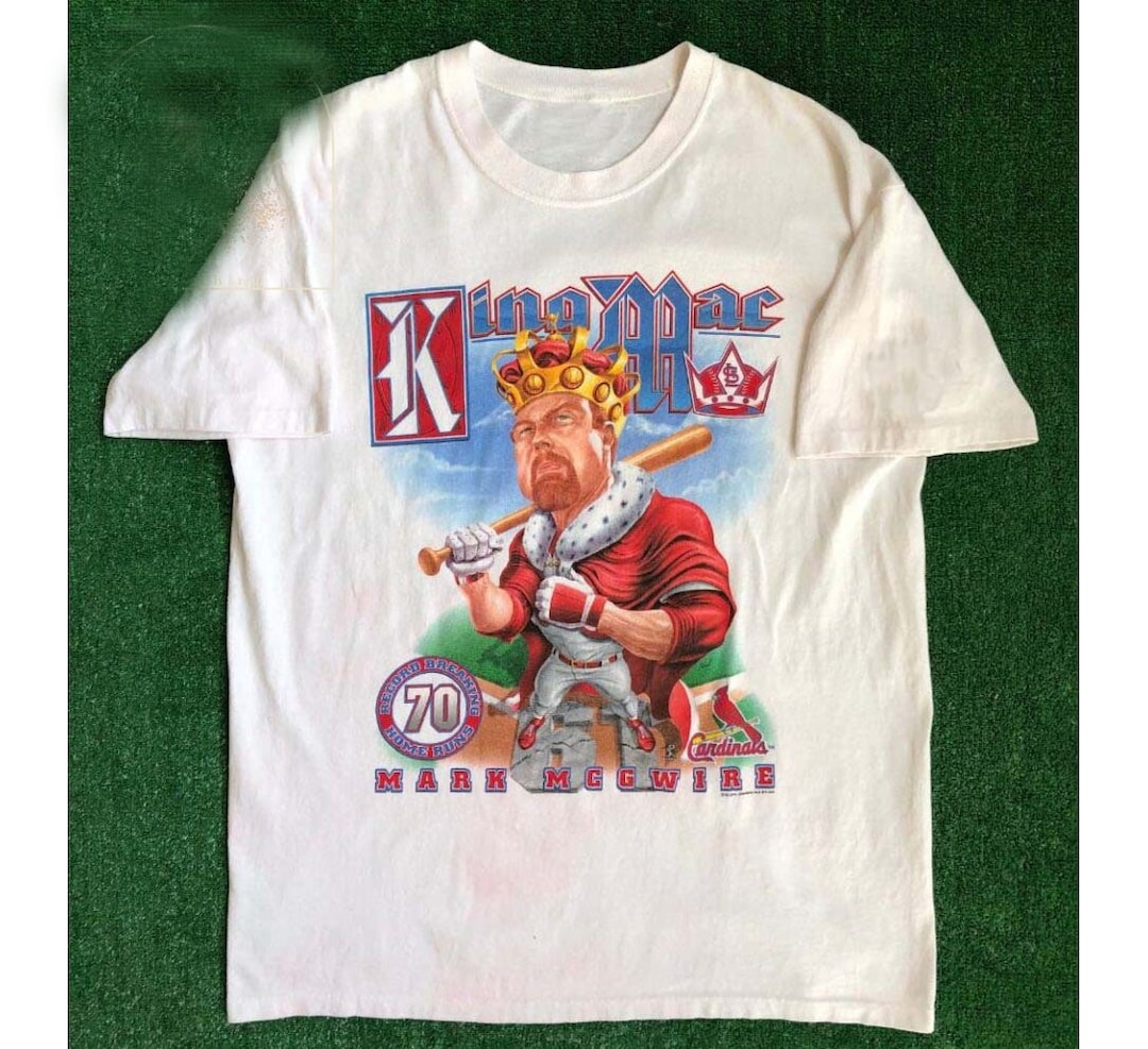 1998 Mark McGwire King Mac St. Louis Cardinals Starter MLB T Shirt, MLB Vintage Tee, Baseball
