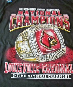 2013 Ncaa National Champions Ring Louisville Cardinalsshirts, Uofl Sweatshirt,  Louisville Sweatshirt