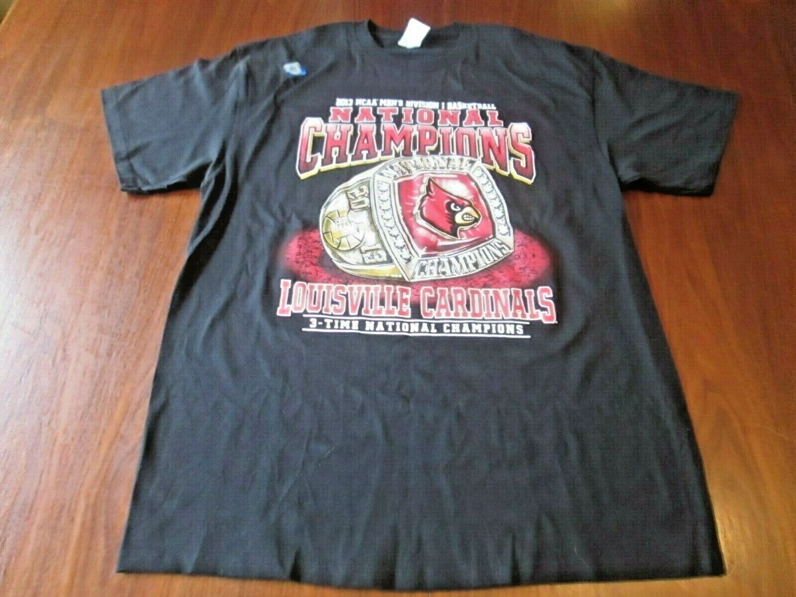 2013 Ncaa National Champions Ring Louisville Cardinalsshirts, Uofl Sweatshirt, Louisville Sweatshirt - Image 2