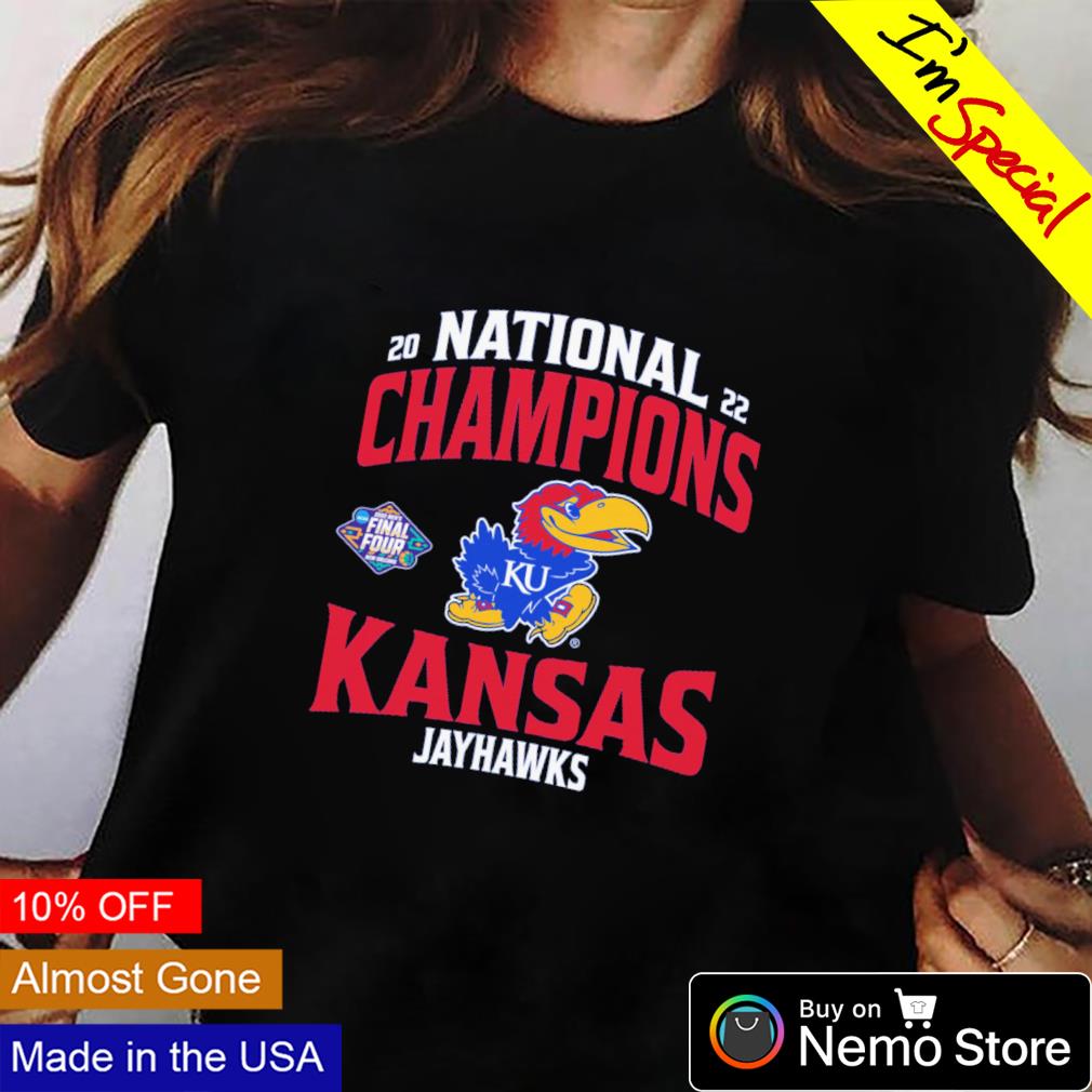 2022 National Champions Kansas Jayhawks Shirt, Kansas Basketball Shirts Gifts - Image 2