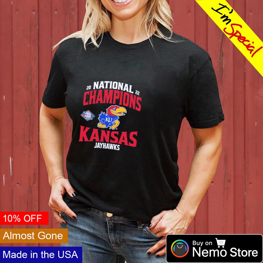 2022 National Champions Kansas Jayhawks Shirt, Kansas Basketball Shirts Gifts - Image 3