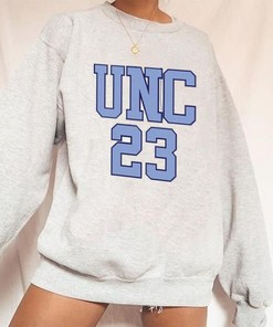 23 Unc Sweatshirt, Jordan Sweatshirt, Carolina College Sweatshirt, Vintage Carolina Sweatshirt, Distressed Carolina