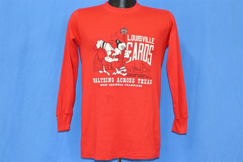 80S Louisville Cardinals, 1986 Final Four West Regional Championships Ncaa Basketball T-Shirt Sweatshirt Hoodie - Image 2