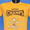 80S University Minnesota Wcha Champs 1983 Hockey Golden Gophers T-Shirt, Football Lover Gifts
