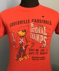 80S Vintage Louisville Cardinals University 1986 National Champs Cards Basketball Lsu Tigers Duke Blue Devils