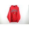 90S Mens Xl Faded University Of Louisville Spell Out Hoodie Sweatshirt, Vintage Mens Hoodie, 1990S