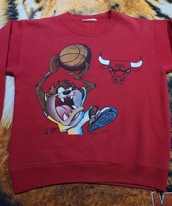 90's Taz Chicago Bulls Unisex Sweatshirt Hoodie Shirt