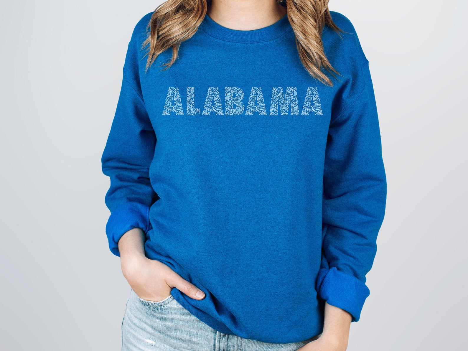 Alabama Crewneck Sweatshirt Hoodie Shirt Gifts For Alabama Fans, University Of Alabama Shirts - Image 2
