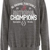 Alabama Crimson Tide National Champs Burnout Crewneck Sweatshirt 2020-2021