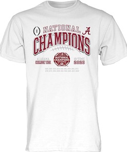 Alabama Crimson Tide National Champs Shirt 2020-2021 Laces, Alabama Sweatshirt Full Size Gifts For Ncaa Fans