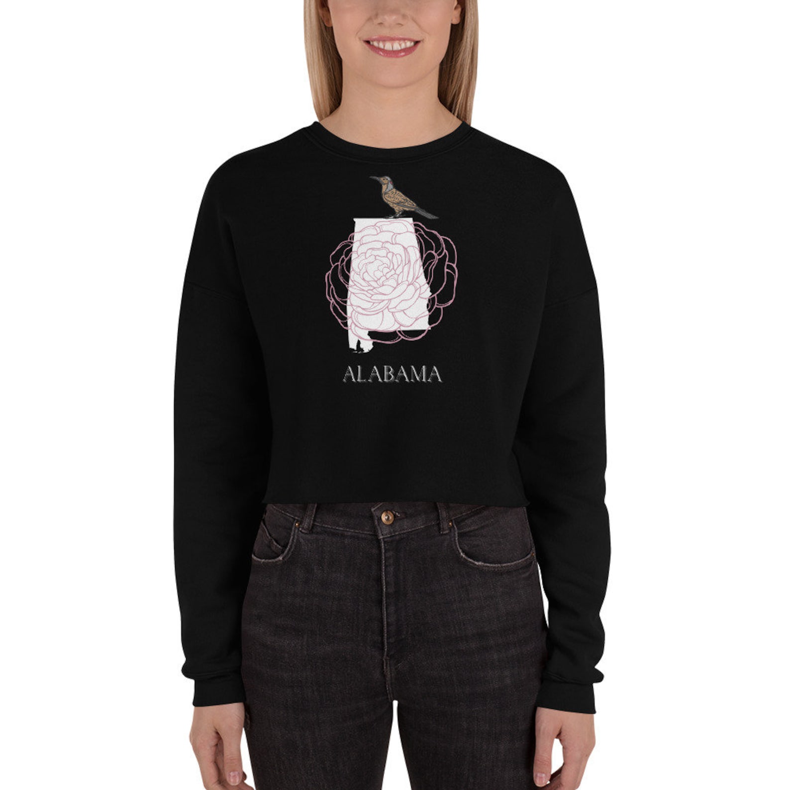 Alabama Crop Sweatshirt Hoodie Shirt, College Shirts, Vintage University