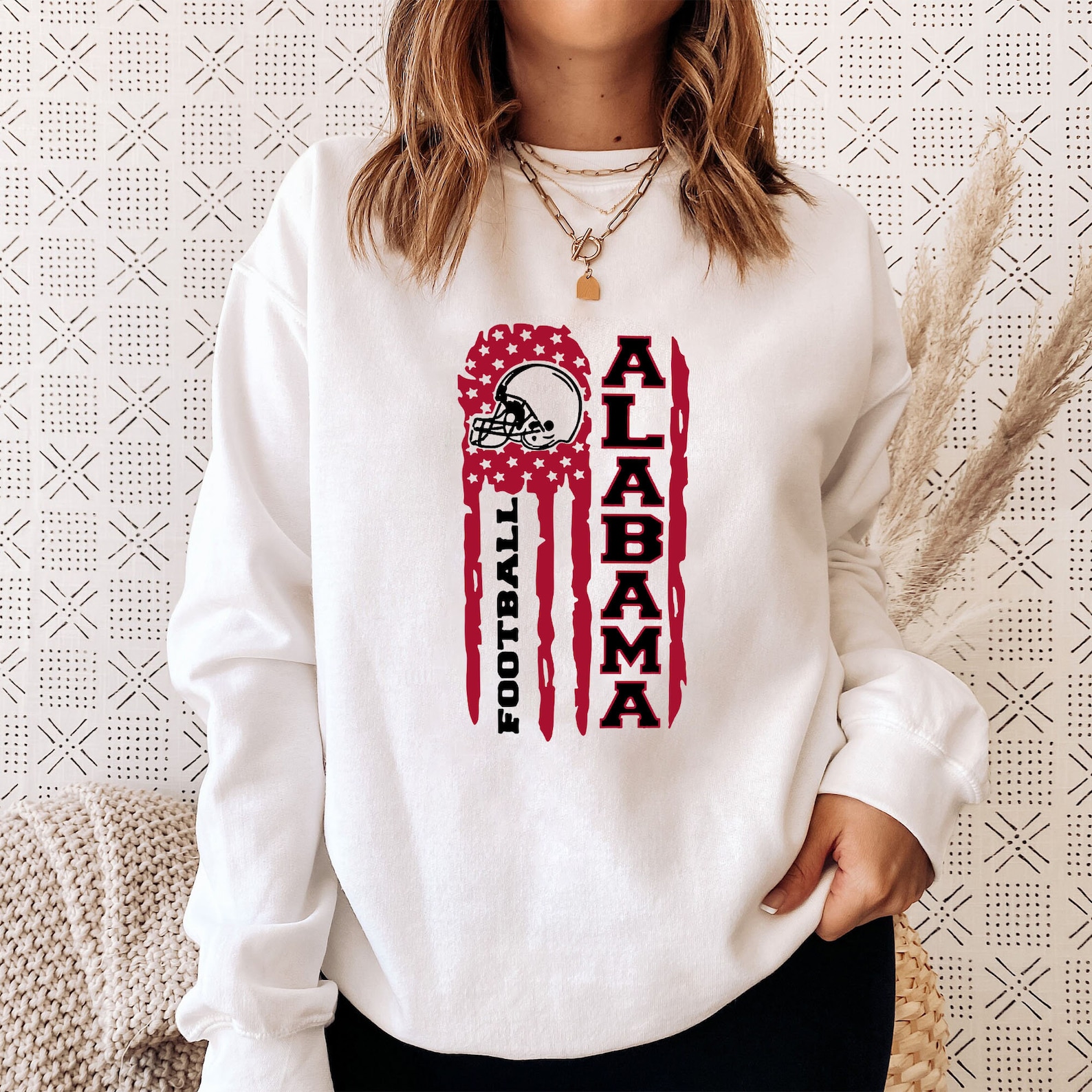 Alabama Football Sweatshirt, Alabama Crimson Tide Game Day Shirt, Ncaa Student Gift - Image 2