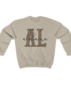 Alabama State Leopard Sweatshirt Hoodie Shirt Gifts For Alabama Fans