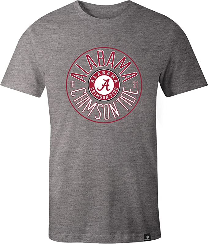 Alabama Sweatshirt Gifts For Ncaa Fans, Image One Ncaa Circles Everyday Short Sleeve T-Shirt