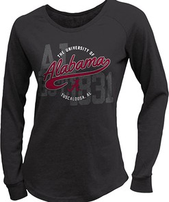 Alabama Sweatshirt Gifts For Ncaa Fans Ouray Sportswear Wow Scoop Neck Long Sleeve Tee
