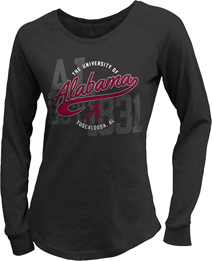 Alabama Sweatshirt Gifts For Ncaa Fans Ouray Sportswear Wow Scoop Neck Long Sleeve Tee