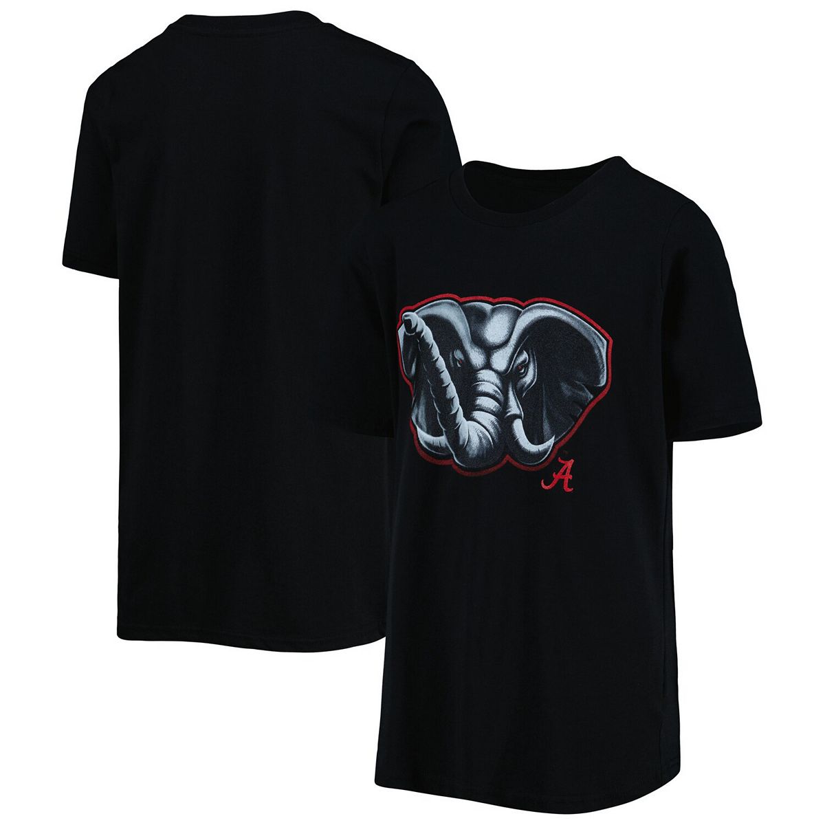 Alabama Sweatshirt Gifts For Ncaa Fans, Youth Black Alabama Crimson Tide Midnight Mascot T-Shirt