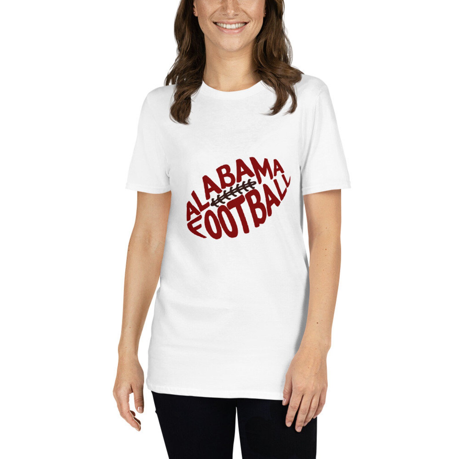Alabama Sweatshirt Hoodie Gifts For Ncaa Fans Alabama Football Short-Sleeve Unisex T-Shirt - Image 2