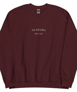 Alabama Unisex Sweatshirt Hoodie Shirt Gifts For Alabama Fans, Vintage College Shirts