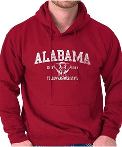 Alabama Yellow Hammer Elephant Pride Hoodie Sweatshirt Full Size Gifts For Ncaa Fans