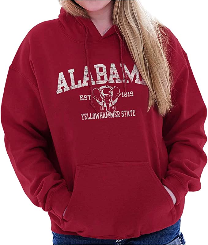 Alabama Yellow Hammer Elephant Pride Hoodie Sweatshirt Full Size Gifts For Ncaa Fans - Image 2