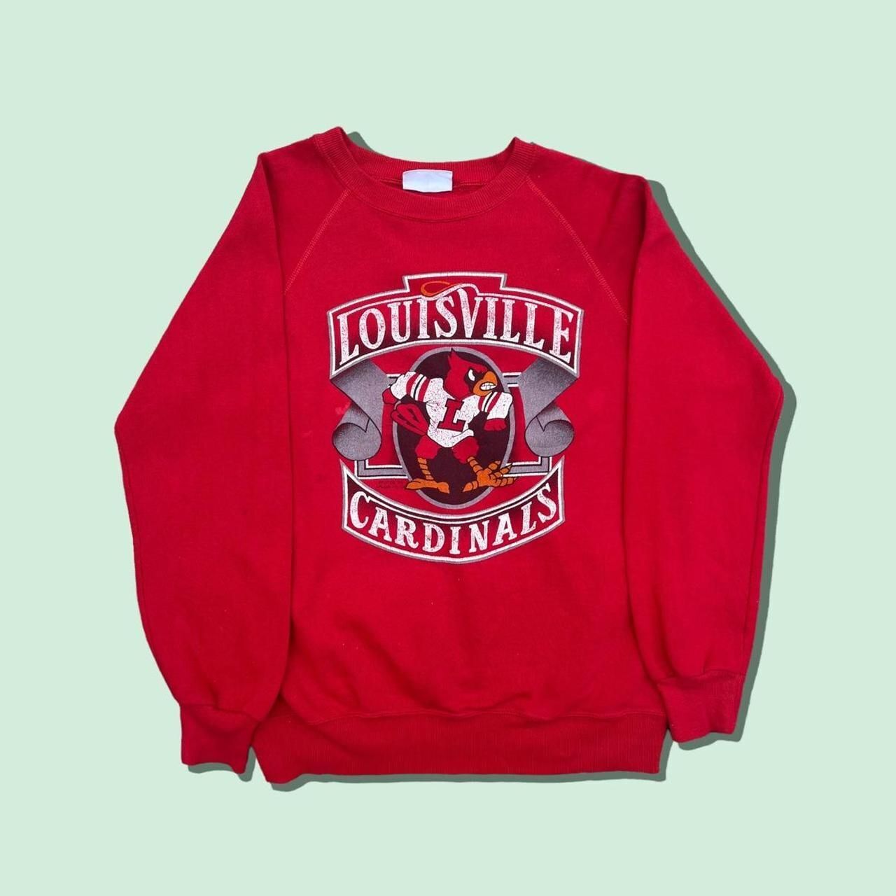 American College Sweatshirt Louisville Cardinals University Football Fans, Louisville College Sports Team