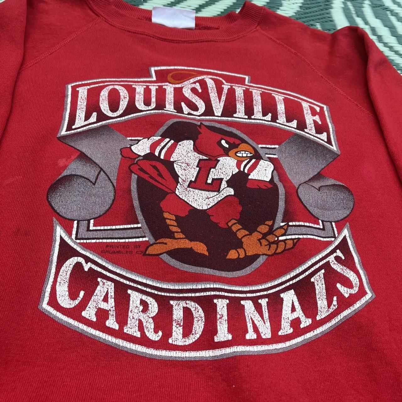 American College Sweatshirt Louisville Cardinals University Football Fans, Louisville College Sports Team - Image 2