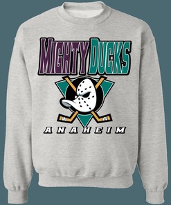 Anaheim Mighty Ducks 1990's Vintage NHL Sweatshirt Hoodie TShirt For Hockey Lovers