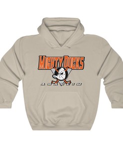 Anaheim Mighty Ducks Orange County Vintage Heavyweight NHL Hoodie Sweatshirt Sport Shirt