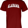 Arching Team Color Short Sleeve Shirt Hoodie Sweatshirt Gifts For Alabama Fans