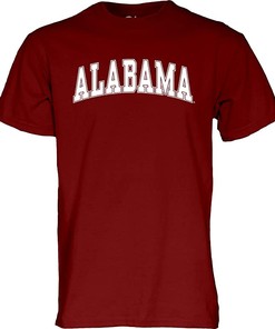 Arching Team Color Short Sleeve Shirt Hoodie Sweatshirt Gifts For Alabama Fans