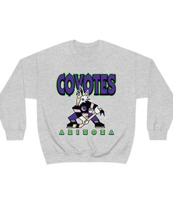 Arizona Coyotes HALLOWEEN Retro NHL Sweatshirt Hoodie TShirt For Hockey Lovers