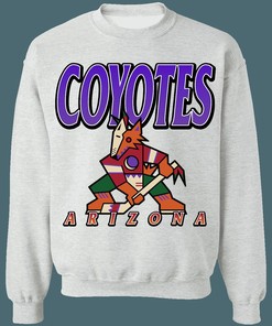 Arizona Coyotes KACHINA Vintage NHL Sweatshirt Hoodie TShirt For Hockey Lovers