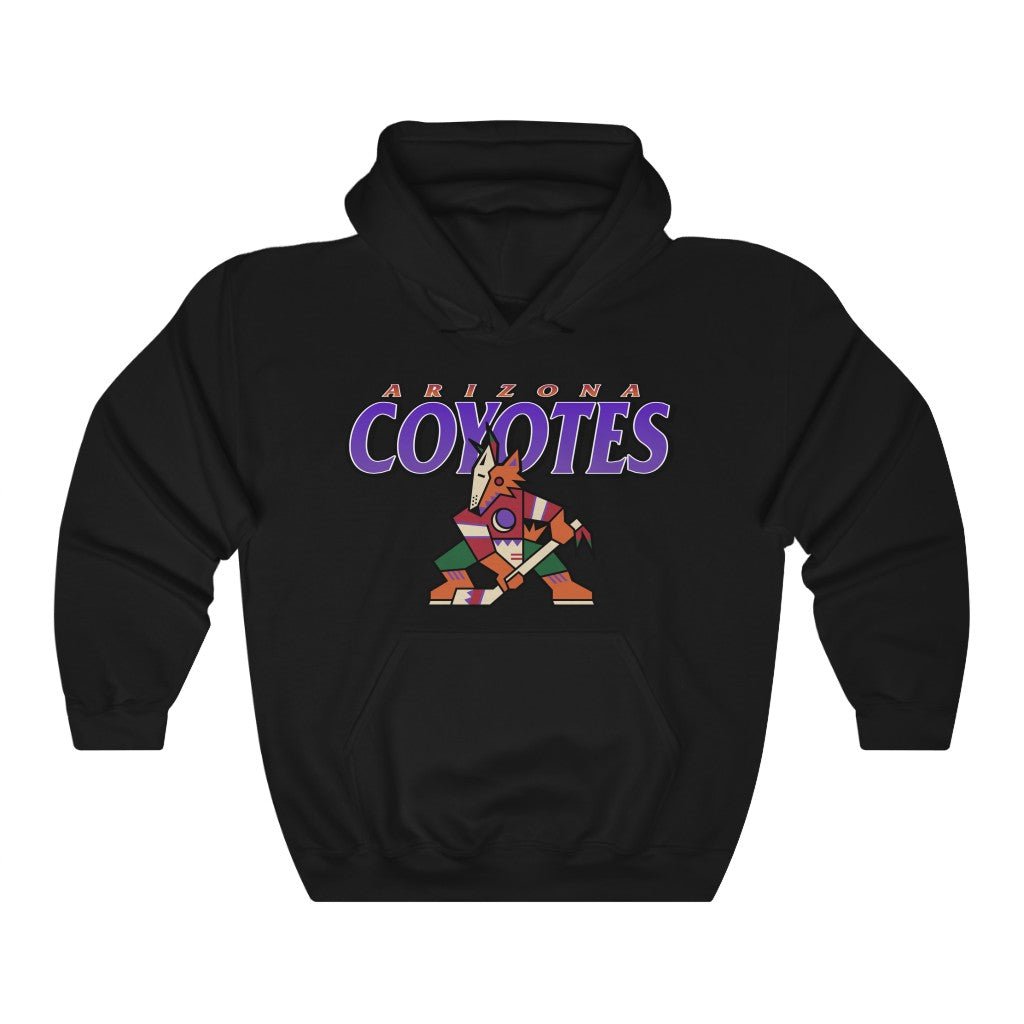 Arizona Coyotes Kachina Vintage 90's NHL Heavyweight Hoodie Sweatshirt Sport Shirt