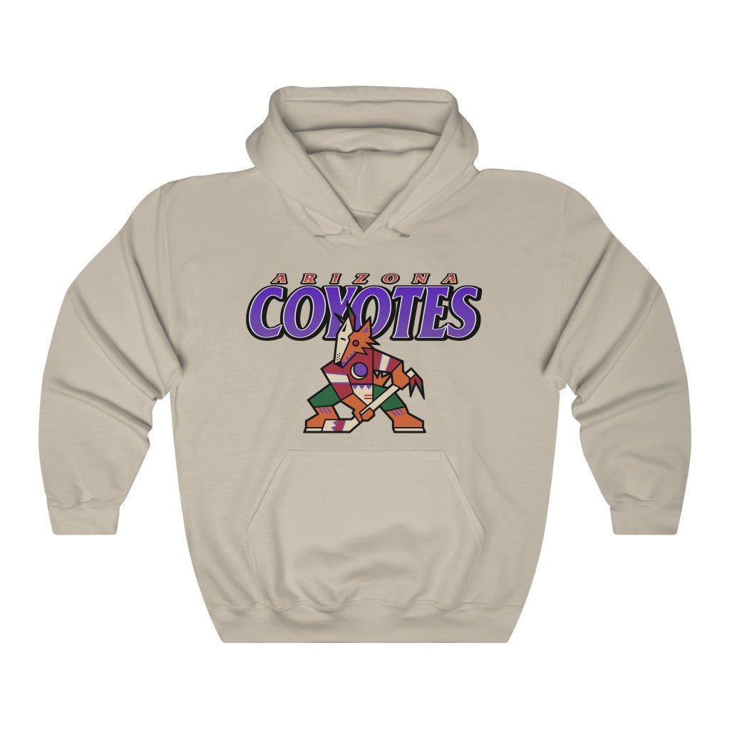 Arizona Coyotes Kachina Vintage 90's NHL Heavyweight Hoodie Sweatshirt Sport Shirt - Image 3