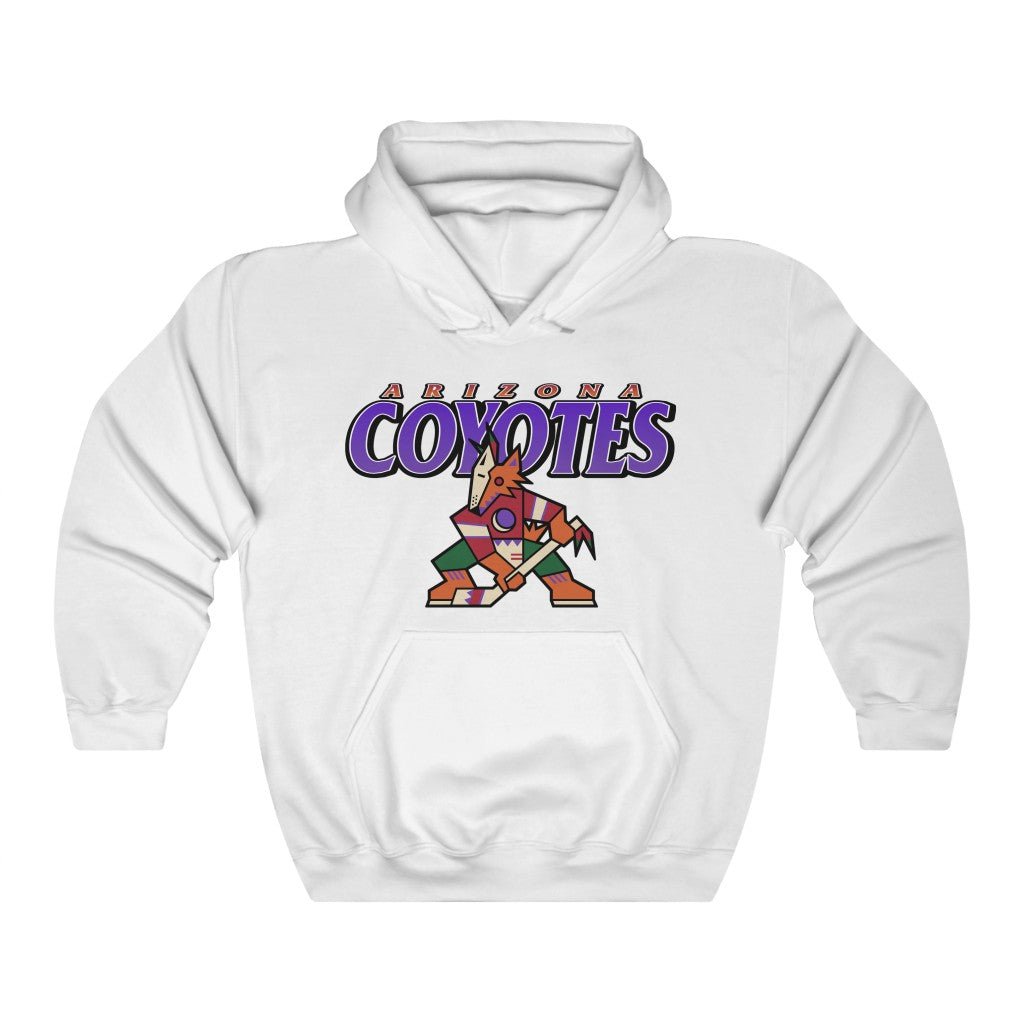 Arizona Coyotes Kachina Vintage 90's NHL Heavyweight Hoodie Sweatshirt Sport Shirt - Image 4