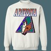 Arizona Diamondbacks Coyotes MASH-UP Vintage NHL MLB Crewneck Sweatshirt Hoodie Shirt for Baseball Fans