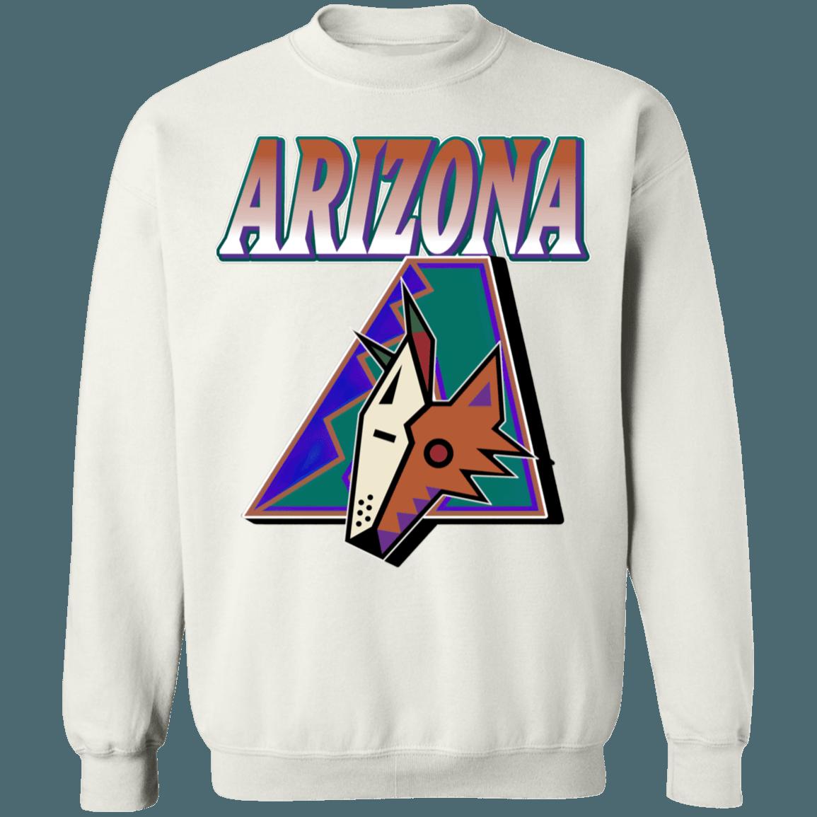 Arizona Diamondbacks Coyotes MASH-UP Vintage NHL MLB Crewneck Sweatshirt Hoodie Shirt for Baseball Fans
