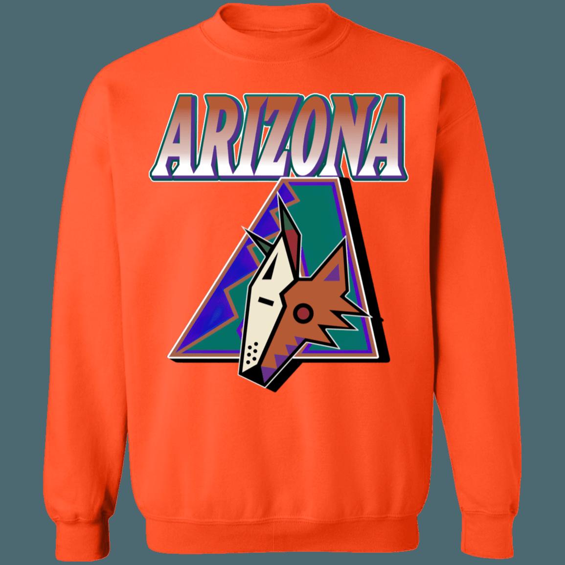 Arizona Diamondbacks Coyotes MASH-UP Vintage NHL MLB Crewneck Sweatshirt Hoodie Shirt for Baseball Fans - Image 2